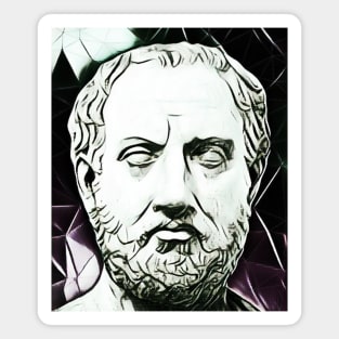 Thucydides Black and White Portrait | Thucydides Artwork 3 Magnet